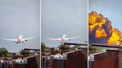 Plane crashed near Ahmedabad airport