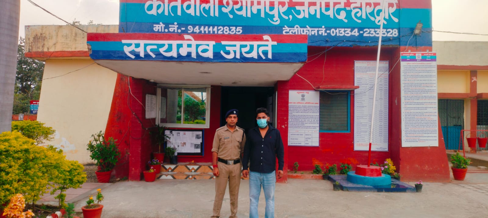 श्यामपुर पुलिस ने हरियाणा के शराबी चालक को दबोचा, कार सीज